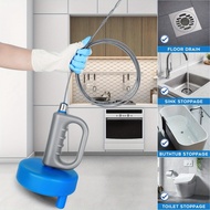 Iron Snake To Remove Clogged Pipes Fix Water Pipe Washbasin Toilet Hand-Cranked Steel 3/10 Meters Z4