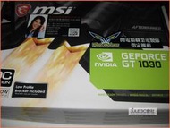 JULE 3C會社-微星MSI GT1030 2GD4 LP OC 短卡/短檔板/軍規/HDMI/全新盒裝 顯示卡