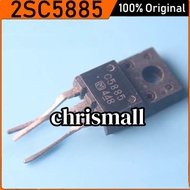 5Pcs 2SC5885 original C5885 TO-220F 3A 1500V NPN transistors