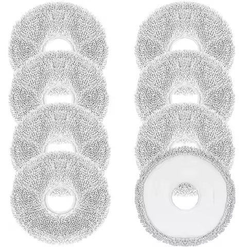 8 Mop Pads For Dreame L40/X40/L10S/X30/L20 Super Edition/L10S Super 2nd Generation/L10S Enhanced Edi