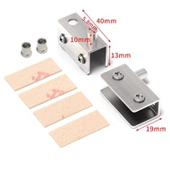 [tenlzsp0bc] 2x Glass Shelf Brackets Frameless Glass Shelf Holder for Clamp for 5-8mm Thick for Furn