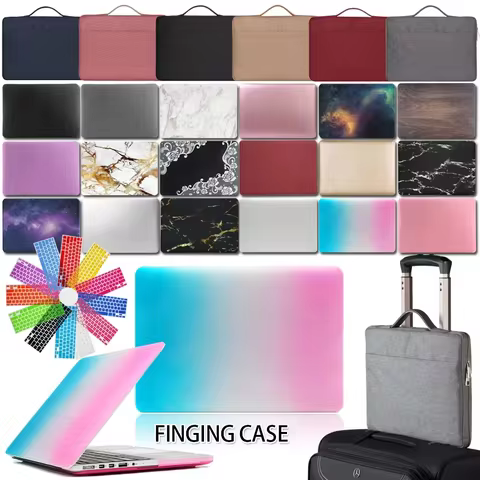 For Apple Macbook Air 11 13/PRO 13 15/RETINA 13 15/Macbook White A1342/NEW AIR 13 Inch Laptop Case+K
