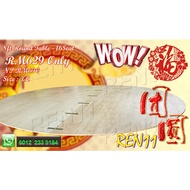 FOLDABLE EXTENTION ROUND TABLE TOP - . 7ft new / 8 ft & Round Table Cloth