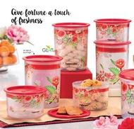 Tupperware Limited Edition Lucky Blooms Air Tight One Touch Set (6pcs)