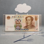 Acrylic Chinese Decorative Display Money Holder 20 Yuan