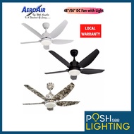 Aeroair AA528I 5 Blades fan with LED/ NO LED with concrete install