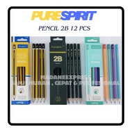 [XPRESS] PureSpirit : pencil 4h-14b (12 pcs) / pencil 2b 12 pcs