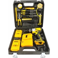 DW79121V Set Impact Drill Hand Drill Wholesale Accessories Lithium Battery High Power Full Set Multi