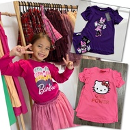 (2y - 9/10y) Premium glitter printed tshirt Girl