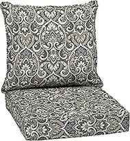 Arden Outdoor Deep Seat Cushion Set, 24 in x 24 in, Weather-Proof, Rain-Proof, Fade Resistant Patio 