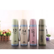 SAFE MATERIAL ECO Stainless Steel Water Thermos Termos Air Panas Termos Isi Air Panas Vacuum Flask T