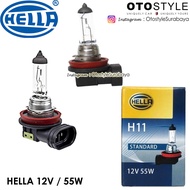Hella H11 12V 55W Halogen Fog Lamp - fog lamp