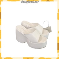 Wedge Heels Square Toe  Slippers Women 35-39