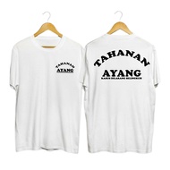 KAOS DISTRO PRIA WANITA / ATASAN BUCIN TAHANAN AYANG / BAJU COUPLE BERSAMA PACAR BISA COD ATASAN LEN