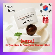 【PO:DL】2X Fresh Balm To Foam Facial Cleanser 130ml Moisturizing Vegan Cleanser