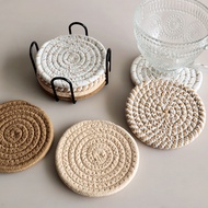 8-piece Set of coasters cup holders insulation pads mugs tea cups glass cups coasters