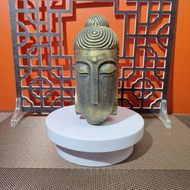 24H Creative Gift Lapis Lazuli Zen Phaseless Buddha Head Decoration Retro Desktop