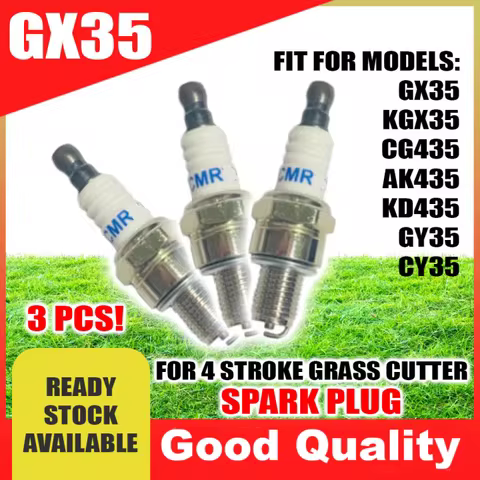 Durable Quality Spark Plug Fit For Honda GX25 GX31 GX35 GX50 139F 140F 4 Stroke Trimmer Brush Cutter
