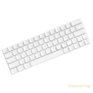 FUN 64Pcs Keycap Unique Character Original Profile Thick PBT Blank Keycap for Switches