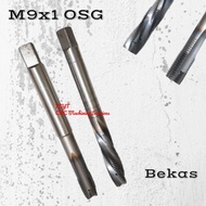 Hand tap Tap M9x1.0 OSG japan Used condition smooth Kinyis Kinyis not m6x1.0