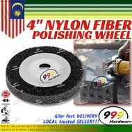 999 NYLON FIBER POLISHING WHEEL 4"/ MOVEN MOP / SANDING ABRASIVE DISC / DIAMOND GLASS FIBER BUFFING 