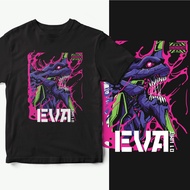 EVA UNIT 01 Black T-shirt. Premium Cotton Anime T shirt Arrive Guide AG210 (210GSM)
