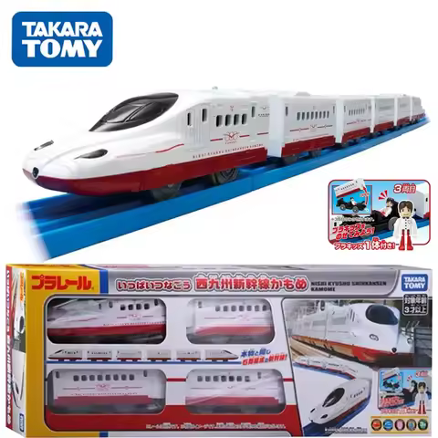 TAKARA TOMY Tomica Plarail Nishi Kyushu Shinkansen Kamome 70cm Electric Train Model Kit Six Carriage