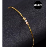 Italian Design Bracelet Authentic 750 Gold  Rantai Tangan Italian Design Emas 750 Tulen