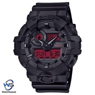 Casio G-shock Black Bold Red series GA700BBR-1A GA-700BBR-1A Analog-Digital watch
