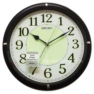 100% Original Seiko Wall Clock QXA734 Japan Quiet Sweep Lumibrite Analog Glow In DarkJam Dinding Sei