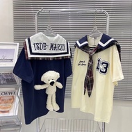 13de marzo sailor shirt with overtee scarf