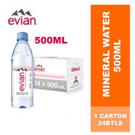 Evian Natural Mineral Water 500ml x 24btls
