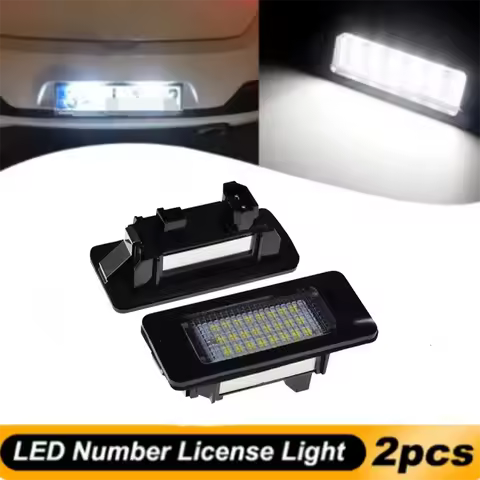 Canbus LED Number License Plate Light Error Free White for BMW 1-3-5-series E90 Sedan E91 Touring E9