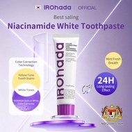 IROHADA Ubat Gigi Pemutih 100g 7 Hari Lebih Putih Hapus Noda & Karang Nafas Segar 24 Jam