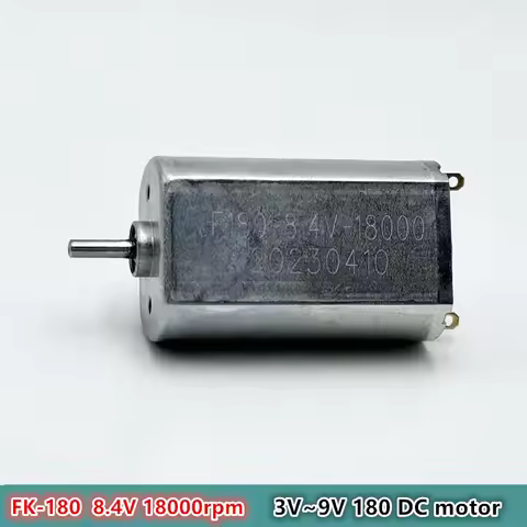 Brand new 8.4V 18000rpm 180 DC motor FK-180 carbon brush 3V~9V high speed DIY motor ~