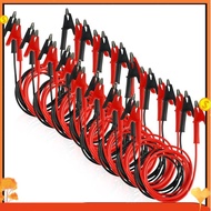16Pcs Alligator Clips Electrical with Wires 14 Gauge 2 Colors Jumper Test Leads Set 1m/3.3FT Electri