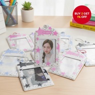 INS 3-inch Star Photocard Sleeve, Idol Photo Protector, Student Card Case  Sarung Foto Kad Idol Peli