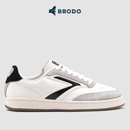 BRODO - Sneakers Ace Tennis Ivory Black - 38