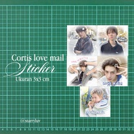 Cortis love mail 50pcs sticker / 3x3 cm contents 50 members group corps martin james keonho juhoon s