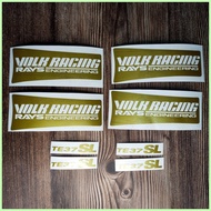 ☎ ۩ ❐ ◿ Volk Racing Rays Engineering TE 37 Super Lap SL Mags Decals Rim Stickers