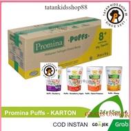 Promina Puffs 1 DUS Karton Puff Biskuit Sereal Makanan Cemilan Bayi 8 Bulan