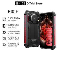 IIIF150 FOSSiBOT F101P Rugged Smartphone（5.45inch 7GB RAM 64GB ROM 10600mAh Cell Phone Waterproof Android Phone 24MP Camera Mobile Phones）