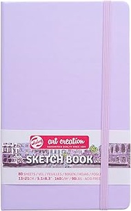 Tarence T9314-132M Art Creations Sketchbook, Drawing Notebook, 5.1 x 8.3 inches (13 x 21 cm), Pastel