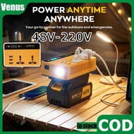 Dagmara Portable Power Inverters for 20V Battery Inverter 20v to 220v Converter with Dual USB,AC Out