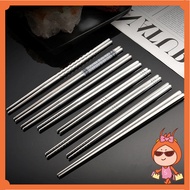 Resellers Welcome - H6870 Stainless Steel Chopsticks, Rust-Resistant, Practical to Carry, Batik Moti