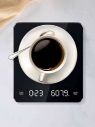 Digital Coffee Scale with Timer 3kg/0.1g Precision Espresso Measuring Tools With USB Rechargeable Ki