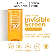LUXE ORGANIX Sunscreen Zero Shine Invisible Screen Daily Sun Stick SPF50+