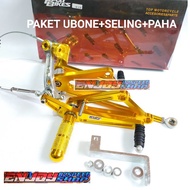 Paket Footstep Underbone fastbikes Copy Dkt Non disc / Non Cakram Belakang Ninja R & RR