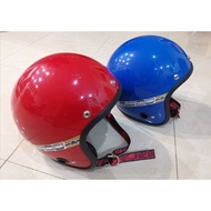 MS88 helmet original tali merah limited biru / merah