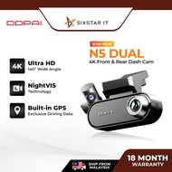 DDPAI N5 Dual 4K Ultra HD GPS Front & Rear Recording Dash Cam